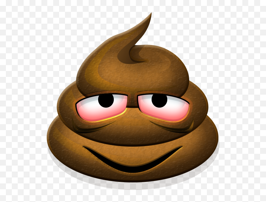 Moody Poops By Extrafeet - Happy Emoji,Slant Face Emoji