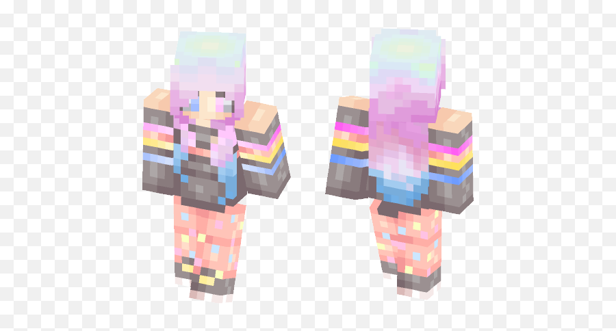 Download Pansexual Minecraft Skin For - Fictional Character Emoji,Transparent Pansexual Emojis