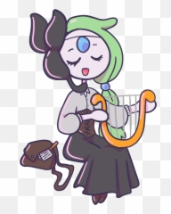 Meloetta - Fictional Character Emoji,Meloetta Emotions