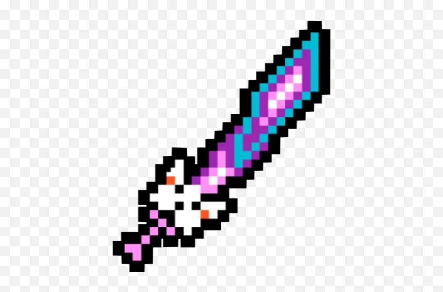 Terraria Stickers For Whatsapp - Meowmere Pixel Art Emoji,Tareria Emojis