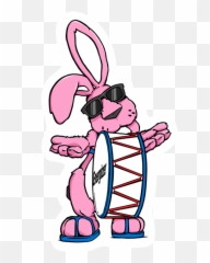 Energizer Bunny Stickers - Energizer Bunny Fanart Emoji,Energizer Bunny Emoji