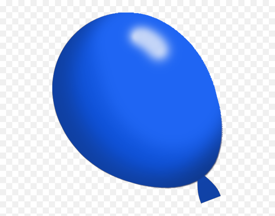 Balloon Clipart Emoji,Blue Balloon Emoticon