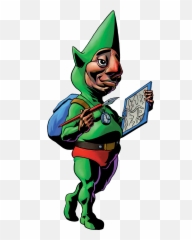 Tingle Zeldapedia Fandom - Personnage Zelda Mask Emoji,Mask Leaves Emoji