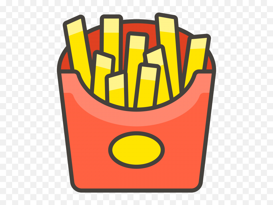 French Fries Emoji Icon Png Transparent Emoji,Writing Emoji