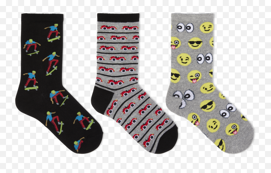 Hotsox Kidu0027s Assorted Car Emoji Socks In 2022 Cool Emoji,Automotive Emoji