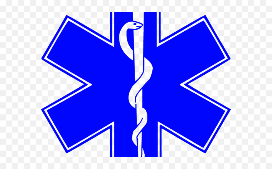 Doctor Symbol Clipart Hospital - Star Of Life Sticker Png Emoji,Twitter Trekkie Symbol Emoji