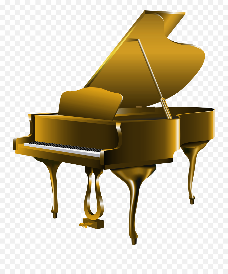 Transparent Piano Clipart 7 Clipartwiz - Gold Piano Clipart Emoji,Piano Emoji Png
