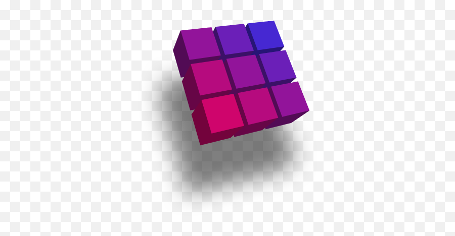 Buttonpresser Studios - Purple Rubix Cube Logo Emoji,Emotion Cube