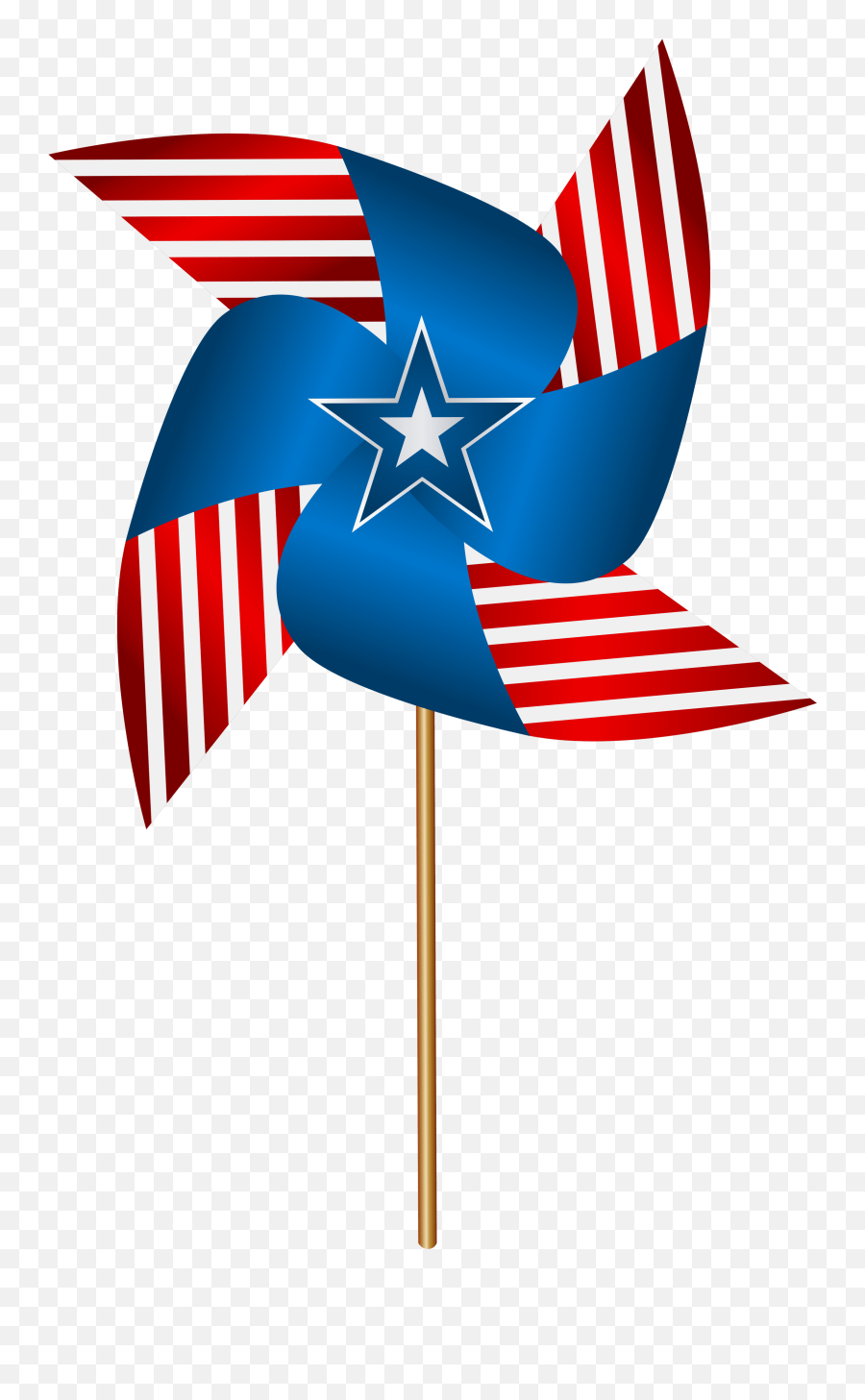 Usa Pinwheel Transparent Png Clip Art Image - Transparent 4th Of July Background Emoji,Pinwheel Emoji