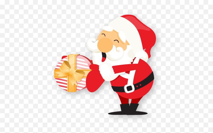 Santa Gift Icon Event Xmas Men Iconset Dapino - Santa Gift Emoji,Santa Emoji Transparent