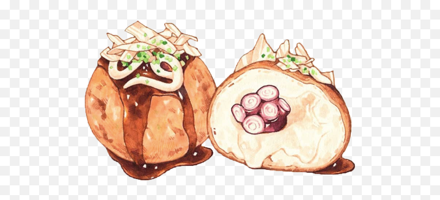 Takoyaki Japan Sticker - Junk Food Emoji,Takoyaki Emoji