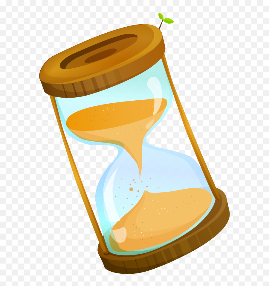 Hourglass Clipart Inevitable - Dibujo Reloj Arena Png Reloj De Arena Dibujo Png Emoji,Hourglass Emoji