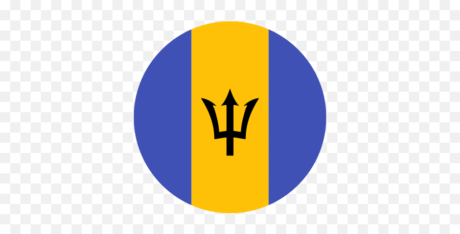 Bookmark Emoji Icon - Barbados Round Flag Vector,Facebook Emoji Flags