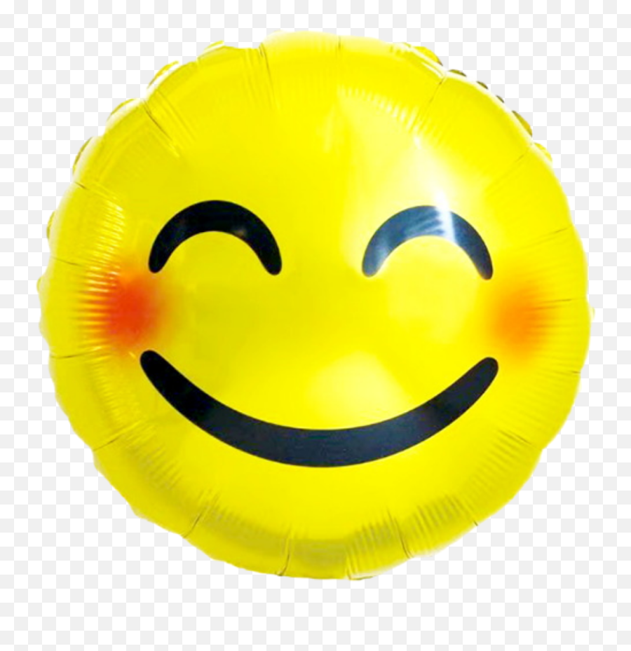 Blush Smile Emoji Balloon - Happy,Balloon Emoji