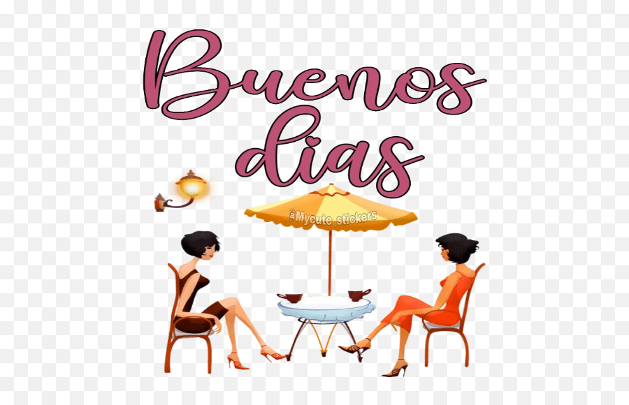 Sticker Maker - Outdoor Furniture Emoji,Buenos Dias Emoji