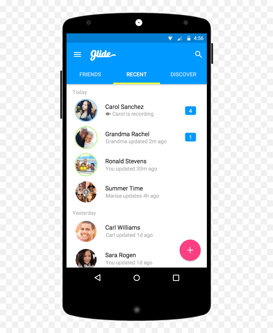 Glide For Android Finally Gets Material Design Makeover - Smartphone Emoji,Dancing Emojis For Android