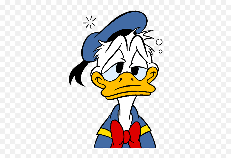 Ehm Hmm Chesuccede Cartoon Sticker - Donald Duck Clipart Emoji,Hmm Face Emoji