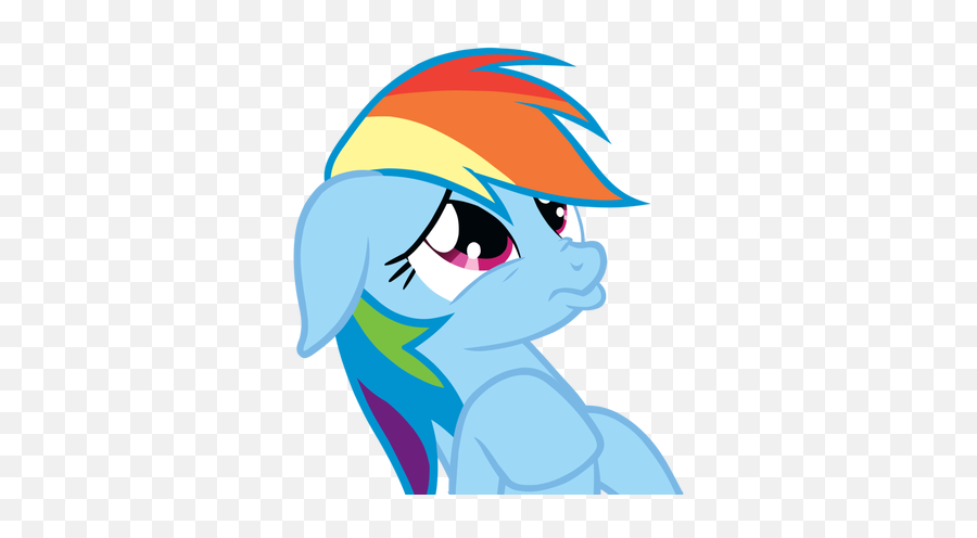 What Is The Cutest Face Made - Rainbow Dash Sad Face Emoji,Squee Face Emoticon