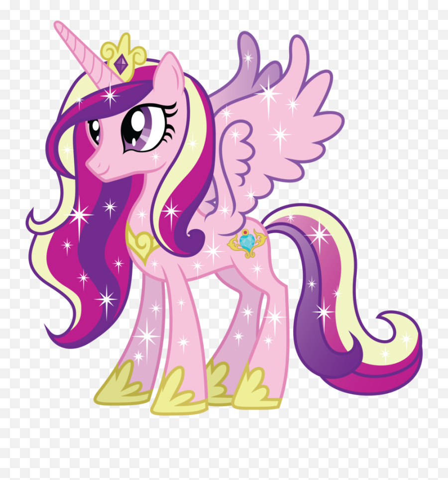 Library Of Pink Crown With Glitter Image Black And White - My Little Pony Princesa Cadance Emoji,Hangman Noose Emoji