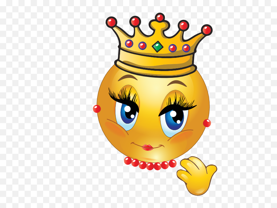 Pin - Smiley Queen Emoji,Queen Emoji