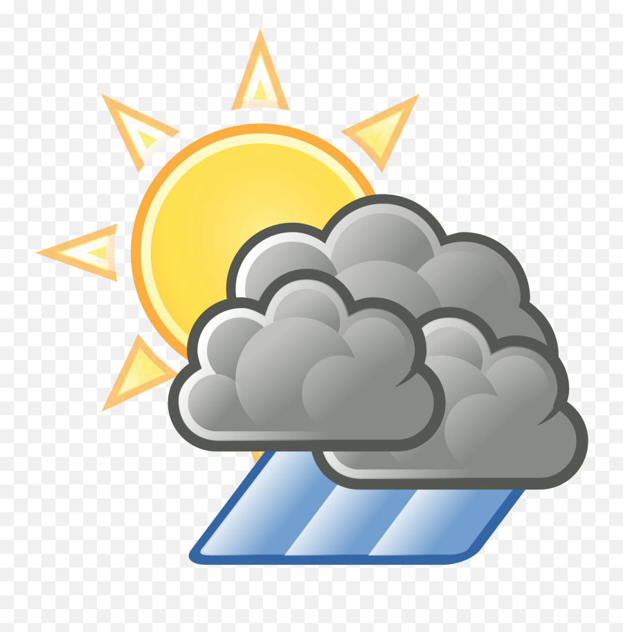 Clipart Rain Emoji Picture - Weather Symbols,Rain Emoji