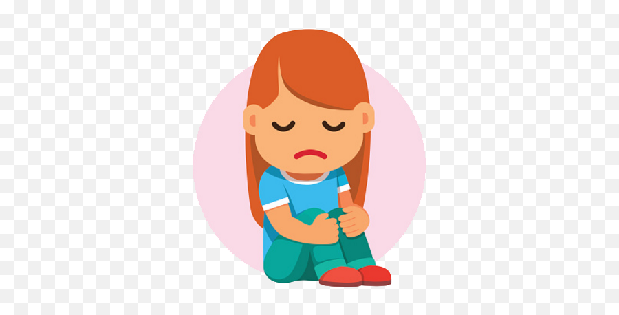 Sad Child Clipart Png Emoji,Depressed Cartoon Emojis