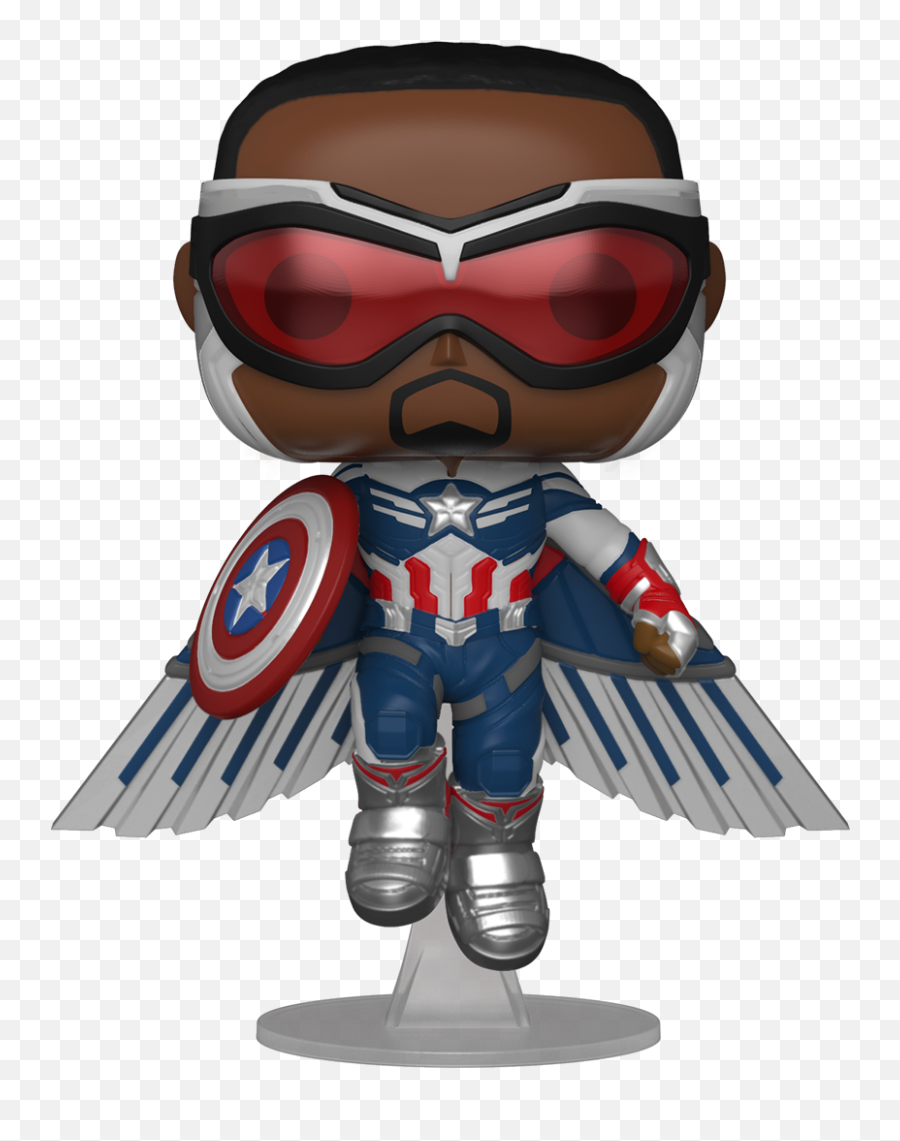 Funko Pop Marvel The Falcon And The Winter Soldier - Captain America Walmart Exclusive Walmartcom Funko Pop Falcon Captain America Emoji,Captian Marvel No Emotions