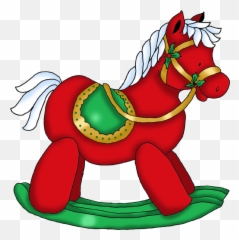 Vintage Caballitos De Madera - Horse Christmas Clipart Png Clip Art Emoji,Emojis De Caballos