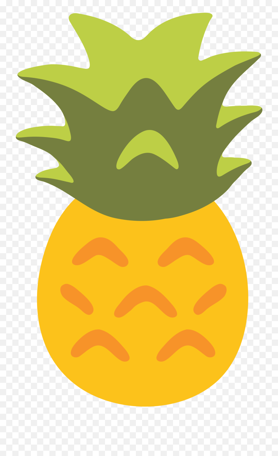 Pineapple Emoji Clipart Free Download Transparent Png - Cute Cartoon Pineapple Clip Art,Peach Emoji Android