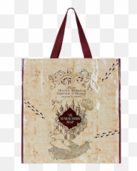 Marauders Map Shopper Bag - Marauders Map Tote Bag Emoji,Marauders Map Emojis