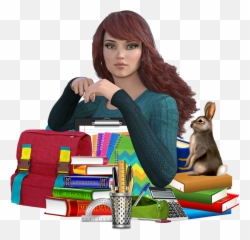 Social Emotional Learning Tools - Domestic Rabbit Emoji,Ca Rtoon Girl Stamding Emotions