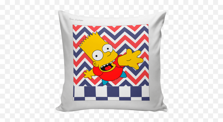 Almofada Bart Simpson - Ela Não Usa Coroa Mais É Minha Rainha Emoji,Almofadas De Emoticons