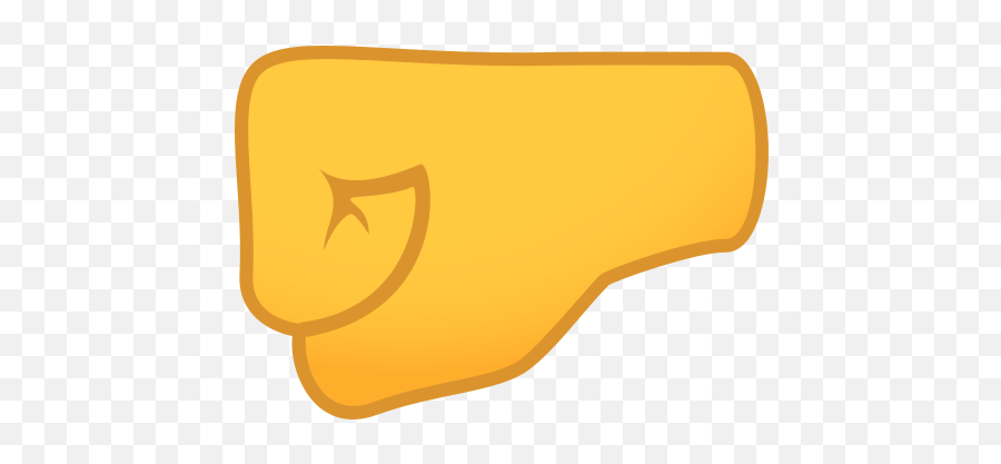 Emoji The Fist Turned To The Left Wprock - Poing Emoji,Pointing Left Emoji