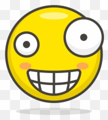 Open - Png Crazy Face Emoji,Crazy Emoji