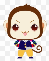 Download Cute Wallpaper Doll Cartoon Monkey Png File Hd - Çizgi Film Karakter Illustratör Emoji,Animated Monkey Emoticon
