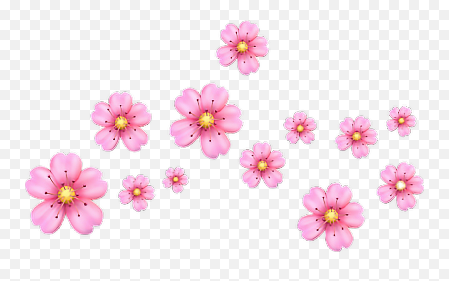 Flowers Emoji Pinkaesthic Sticker - Floral,Tumblr Flower Emoji