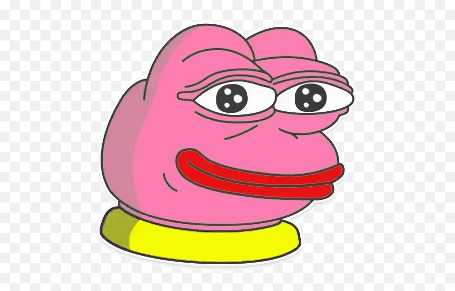 Pink Pepe Sticker Pack - Stickers Cloud Emoji,Pepe:frog Emoji