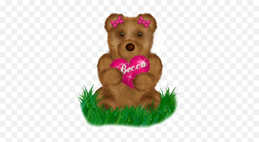 Name Graphics Becca 910256 - Name Gif Emoji,Bears Hugging Emoticons