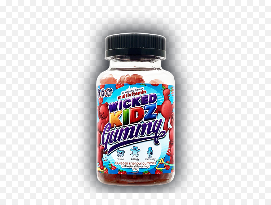 Wicked Gummy Co - Vitamin Gummies Adult U0026 Kids Gummies Emoji,Strawberry Emotion Extract