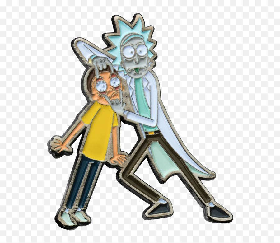 Rick And Morty - Rick And Morty Enamel Pin Emoji,Rick And Mort Emotion Moments