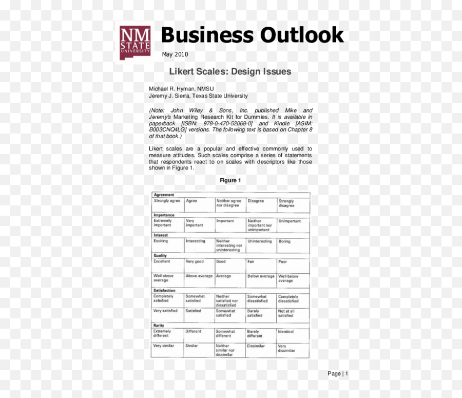 Pdf Likert Scales Design Issues Michael R Hyman Emoji,Likert Scale Emoticons Transparent Background