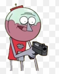 Benson With A Gun Delet This Know Your Meme Emoji,Holding Gun Emojis