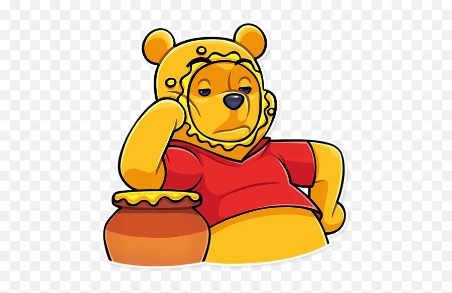 Winnie The Pooh Sticker Pack - Stickers Cloud Emoji,Facehugger Emoticon