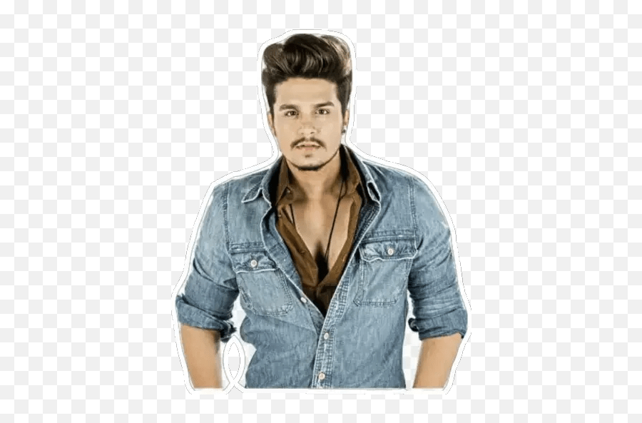 Luan Santana Stickers - Live Wa Stickers Emoji,Pompadour Emoji