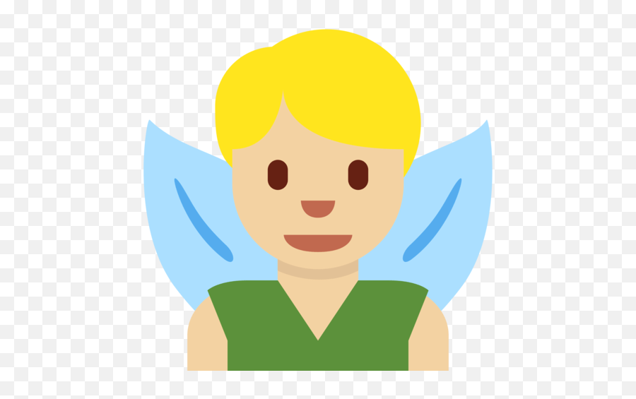U200d Fairy Man With Medium Light Skin Tone Emoji,Levitating Emoji Black Woman