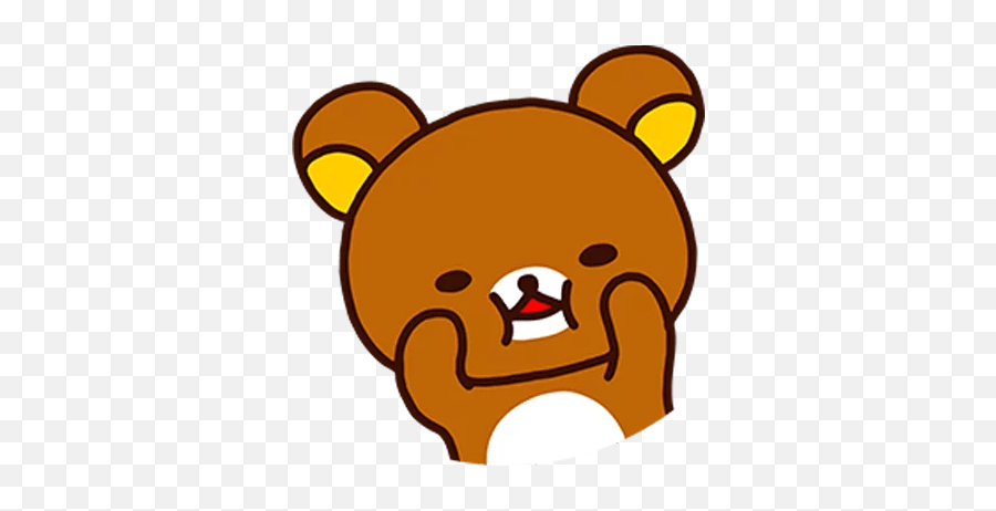 Rilakkuma Stickers - Live Wa Stickers Emoji,Messenger Bear Emoji