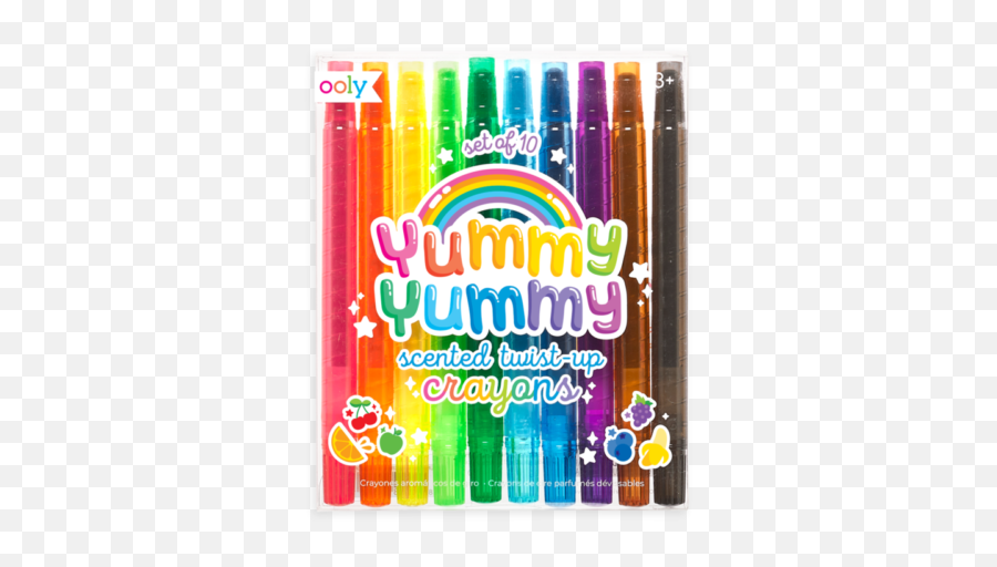 Art Supplies U2013 Creative Hive Studios - Yummy Yummy Scented Twist Up Crayons Emoji,Emoji Paint Party