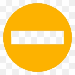 Eo Circle Amber No - No Entry Sign Orange Emoji,No Entry Sign Emoji
