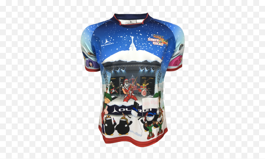 Christmas Rugby Shirts U2013 Olorun Sports - Christmas Themed Rugby Shirt Emoji,Emoji Outfits For Kids
