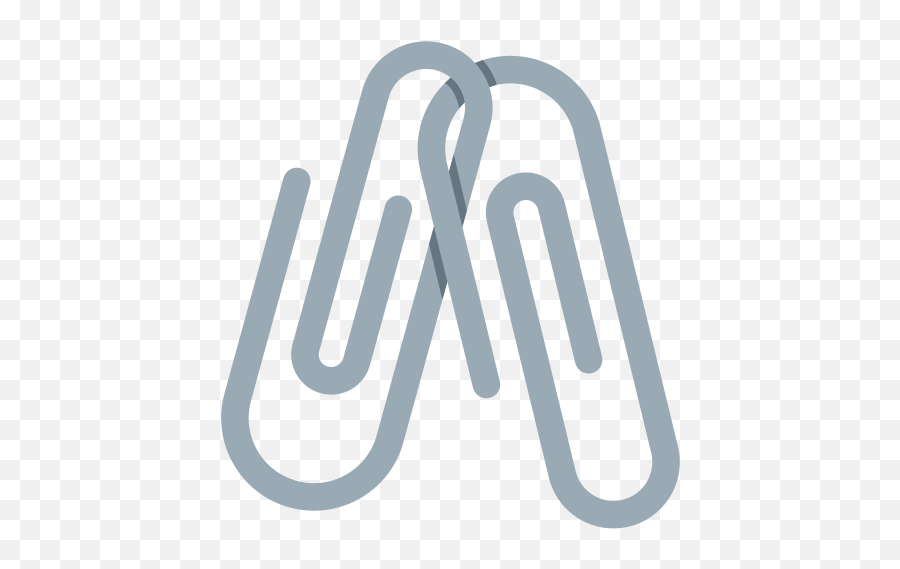 Linked Paperclips Emoji Meaning With - Linked Paperclip Emoji,Paper Emoji Transparent